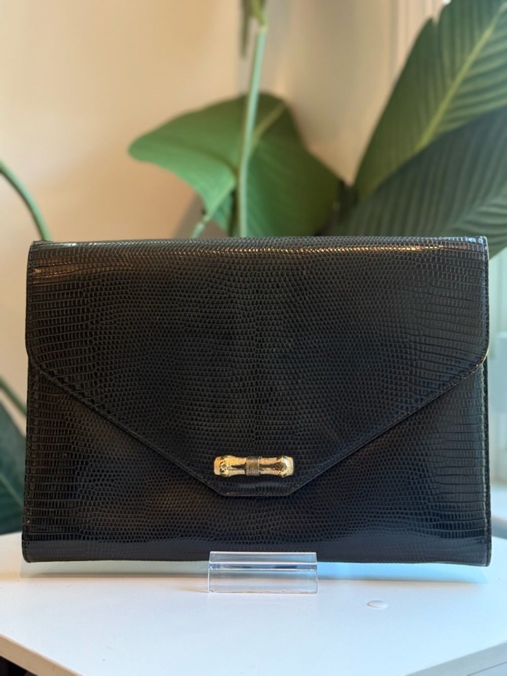 Gucci ‘Exotic Vintage Envelope Clutch/Shoulder Bag’